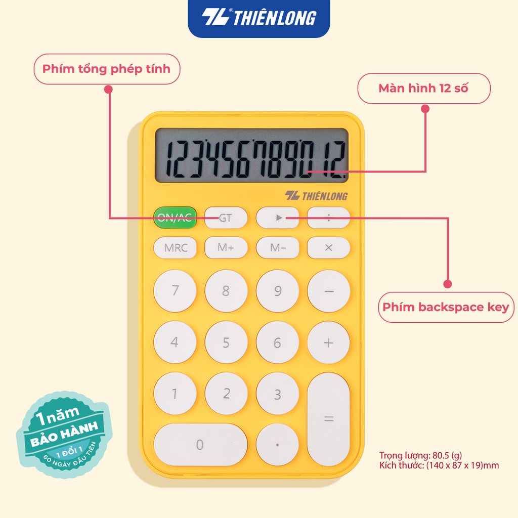 Máy tính văn phòng Thiên Long Flexio CAL-009