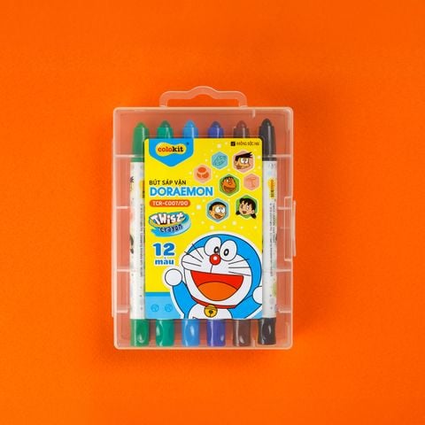 Bút sáp vặn 12 màu Thiên Long Colokit TCR-C007/DO