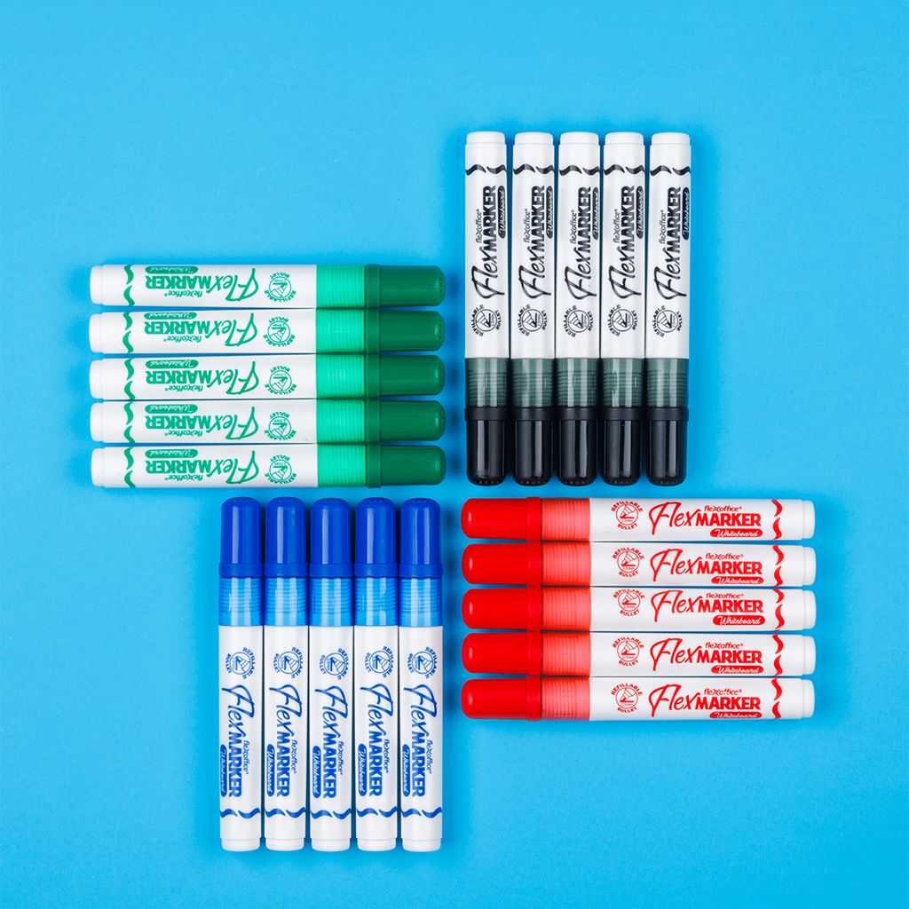 Combo 12 Bút lông bảng Thiên Long Flexoffice FO-WB02/XK - Whiteboard Marker