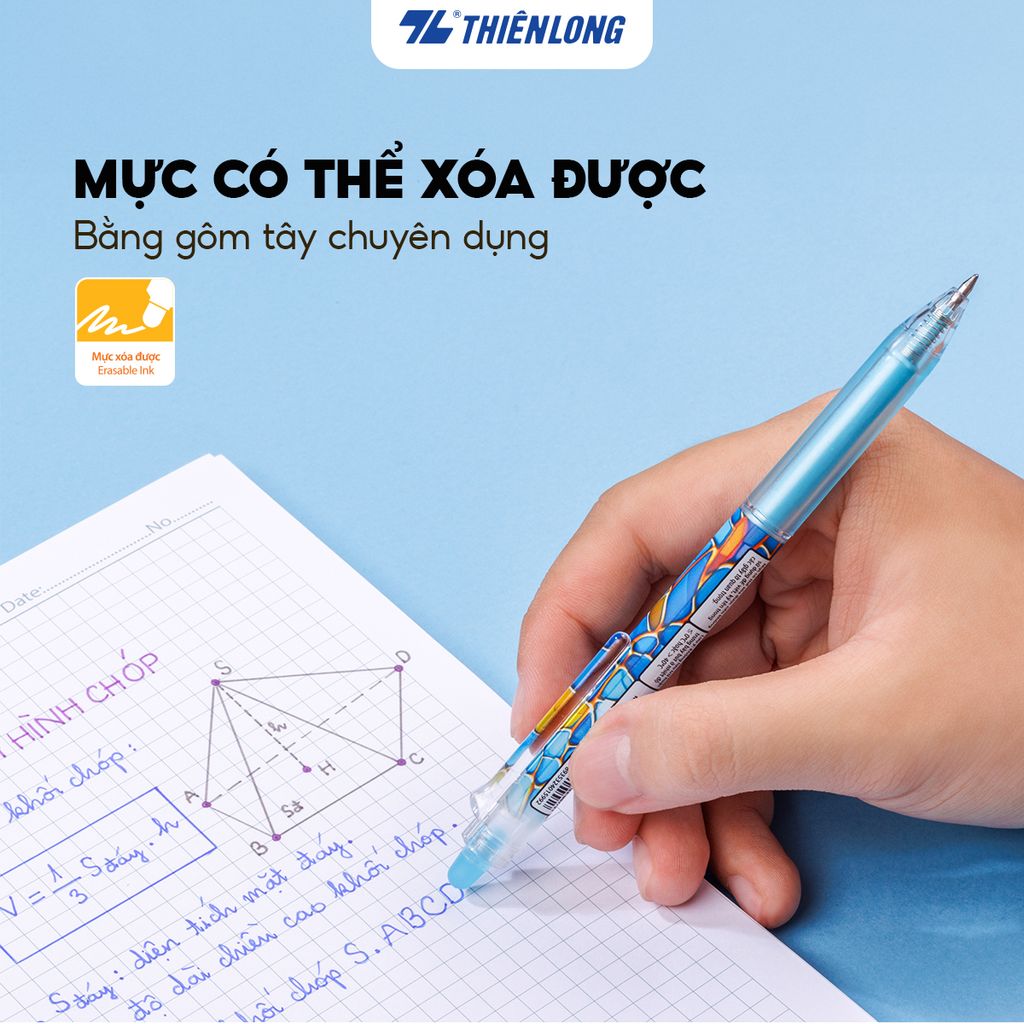 Combo 5/10/20 Bút gel xóa được Mazzic Thiên Long GELE-007/V1