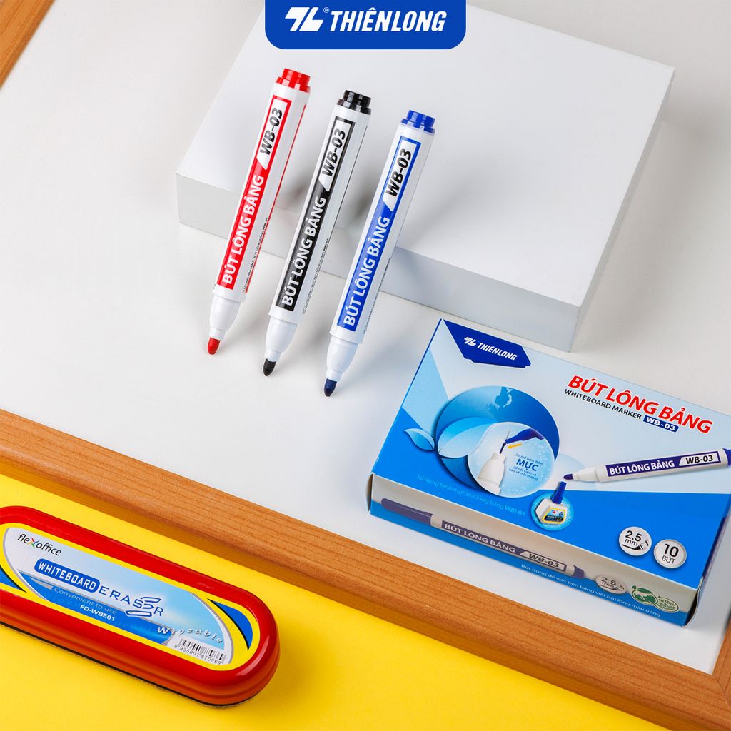 Combo 20 Bút lông bảng Thiên Long WB-03
