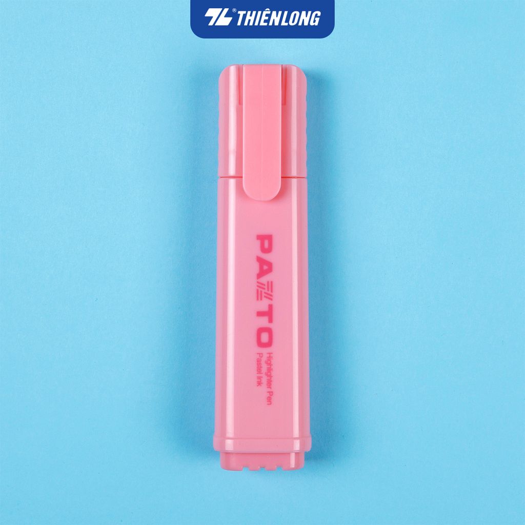 Bút dạ quang màu Pastel Thiên Long Flexoffice Pazto FO-HL009/VN - Bút dạ quang rửa được - Photocopy không làm mất nét chữ bên dưới