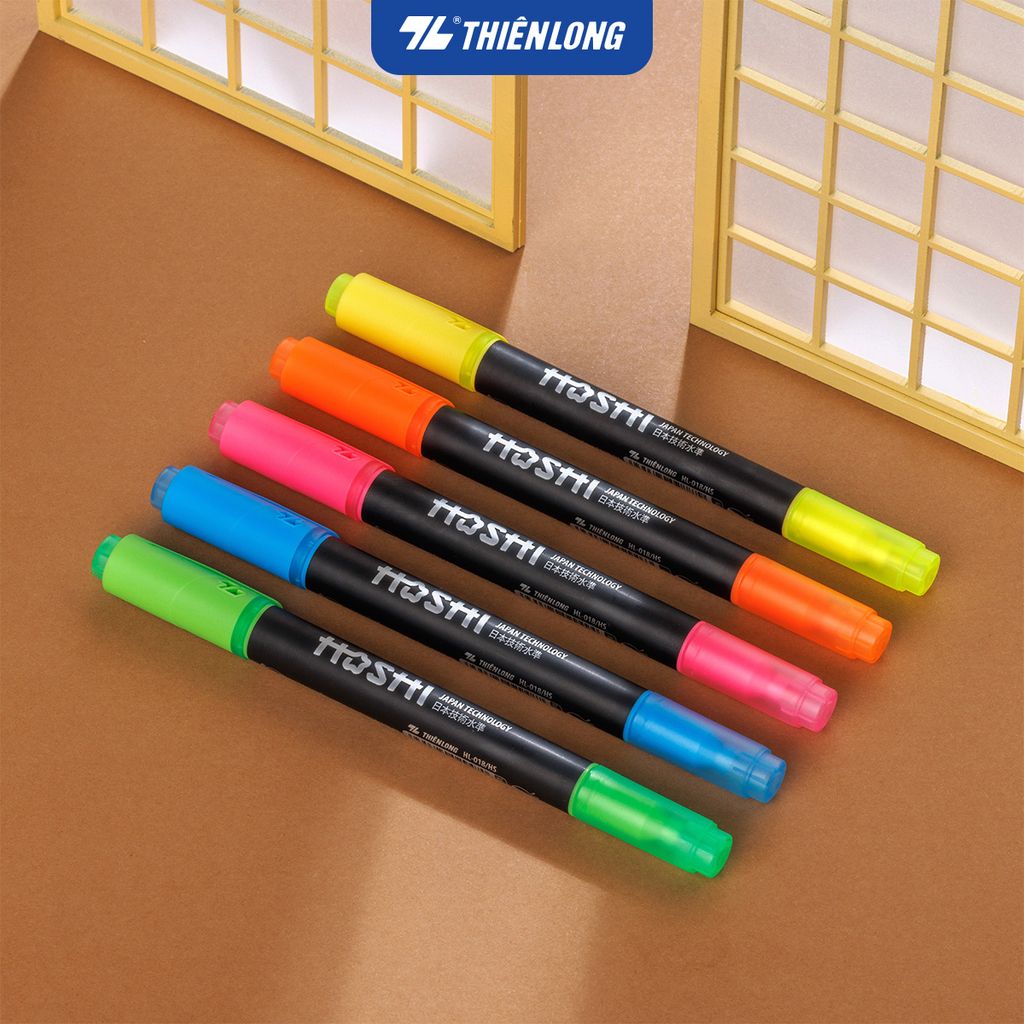 Bút dạ quang Hoshi Thiên Long HL-018/HS - Công nghệ Nhật Bản