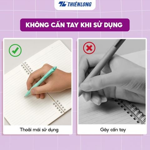 Sổ lò xo đường kẻ ngang A5 Thiên Long - Tặng Bút và Sticker
