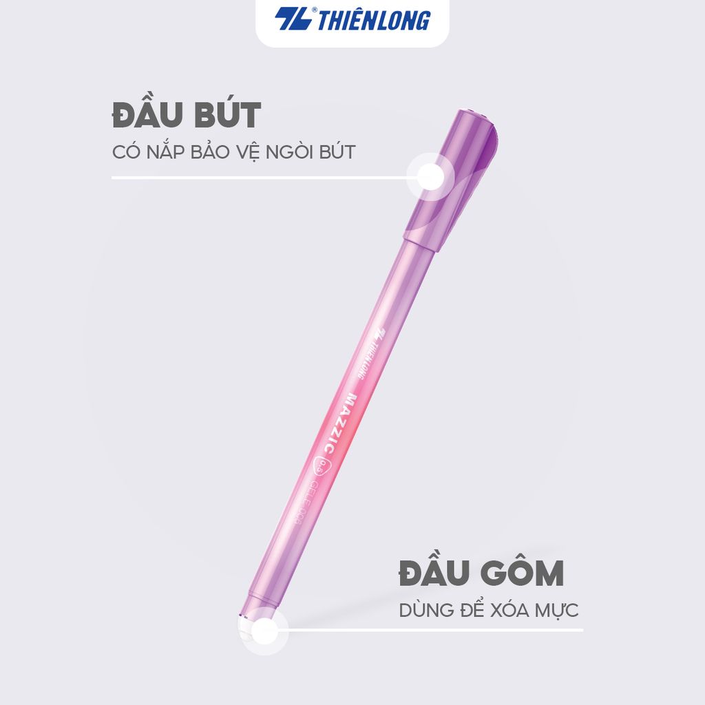 Combo 20 Bút gel xóa được Mazzic Thiên Long GELE-006