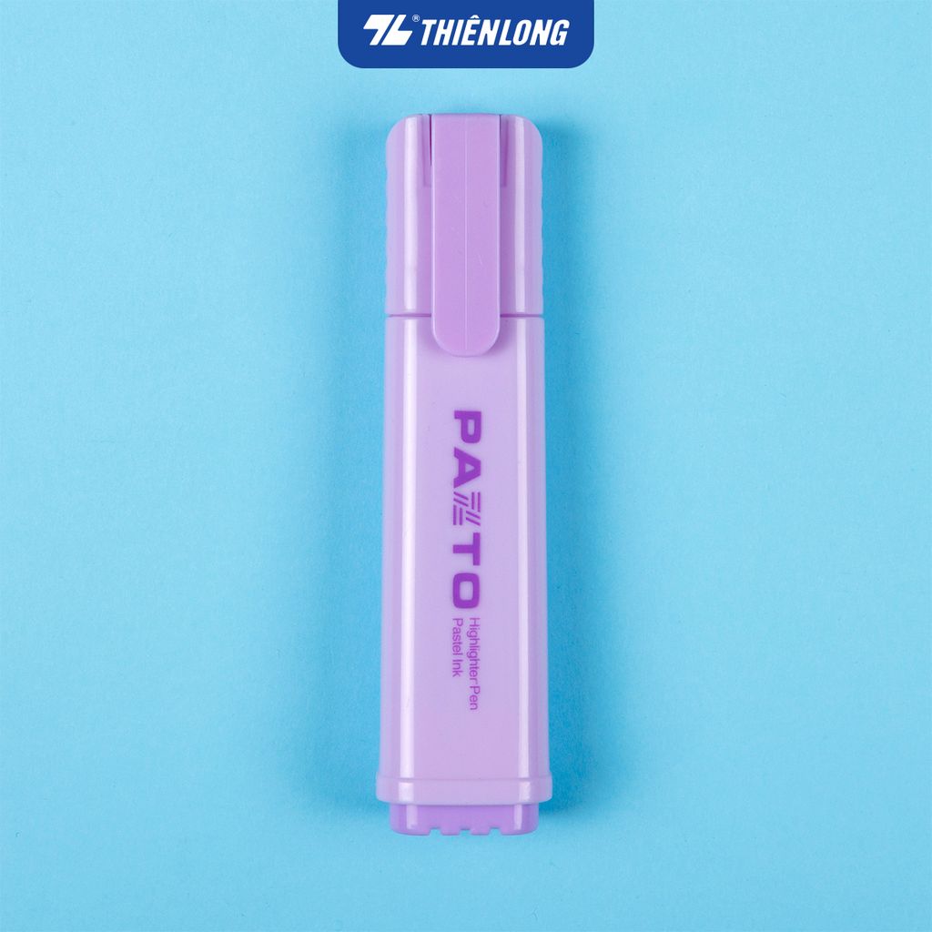 Bút dạ quang màu Pastel Thiên Long Flexoffice Pazto FO-HL009/VN - Bút dạ quang rửa được - Photocopy không làm mất nét chữ bên dưới