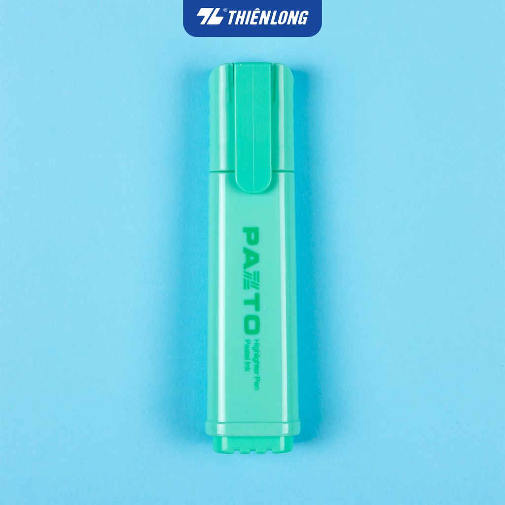Bút dạ quang màu Pastel Thiên Long Flexoffice Pazto FO-HL009/VN - Bút dạ quang rửa được - Photocopy không làm mất nét chữ bên dưới