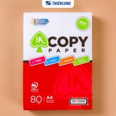Ream giấy A4 80 gsm IK Copy (500 tờ) - Hàng nhập khẩu Indonesia