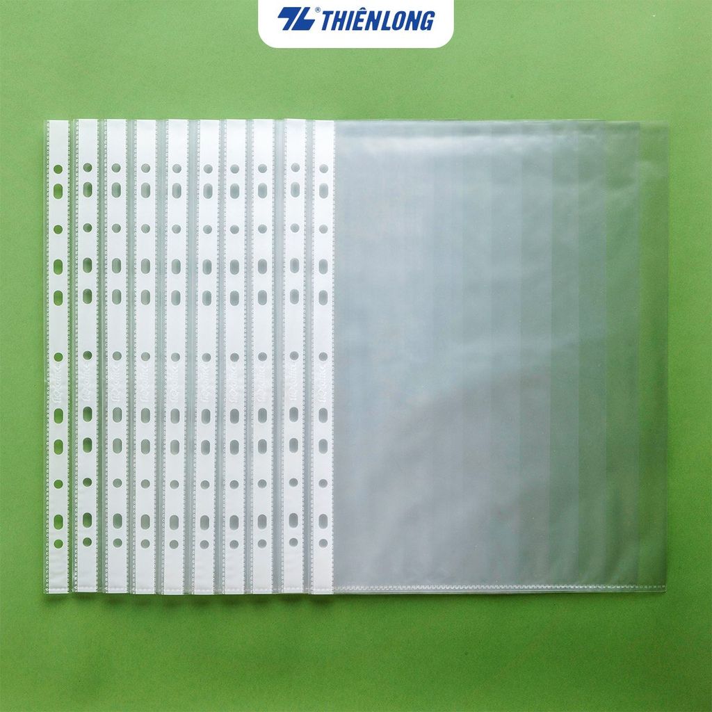 Bìa lỗ không viền A4 Flexoffice FO-CS02