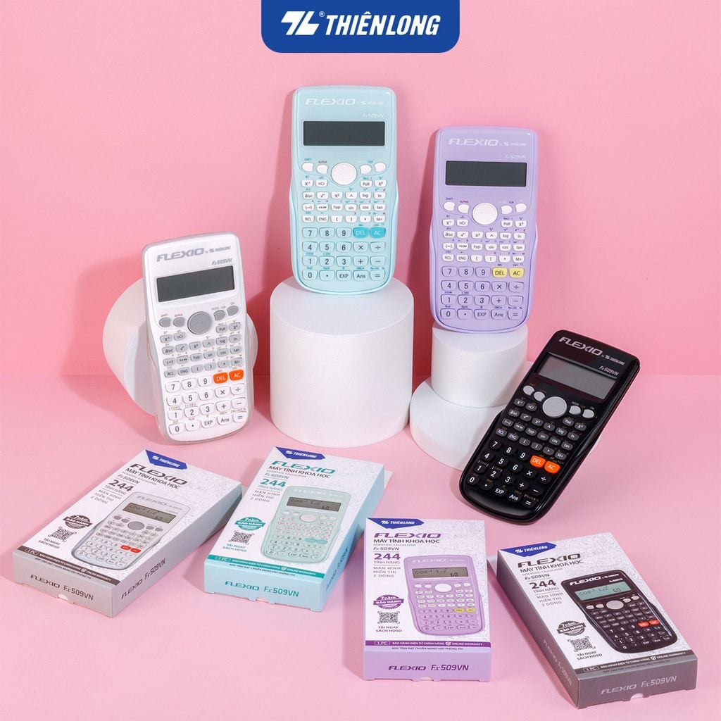 Máy tính khoa học Thiên Long Flexio Fx509VN - Có hơn 240 tính năng