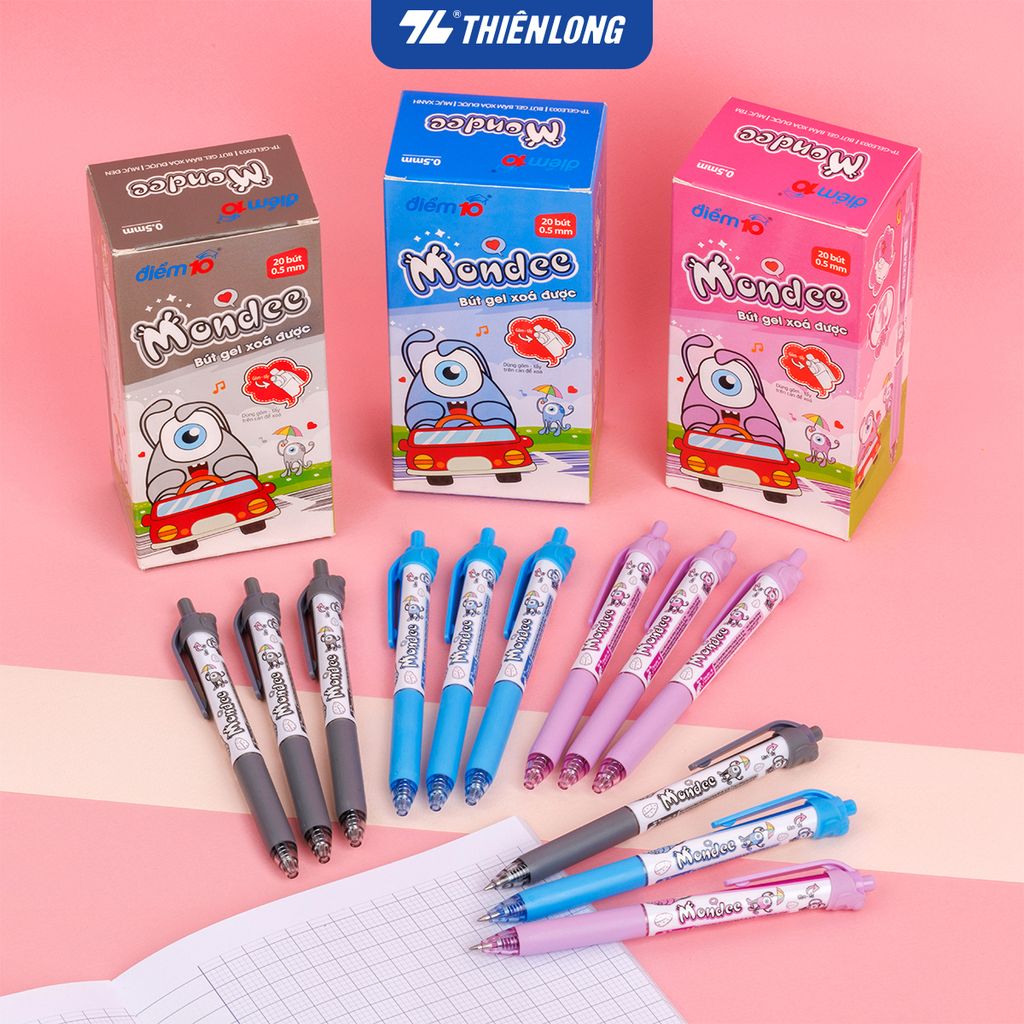 Bút Gel xóa được Mondee Điểm 10 TP-GELE003