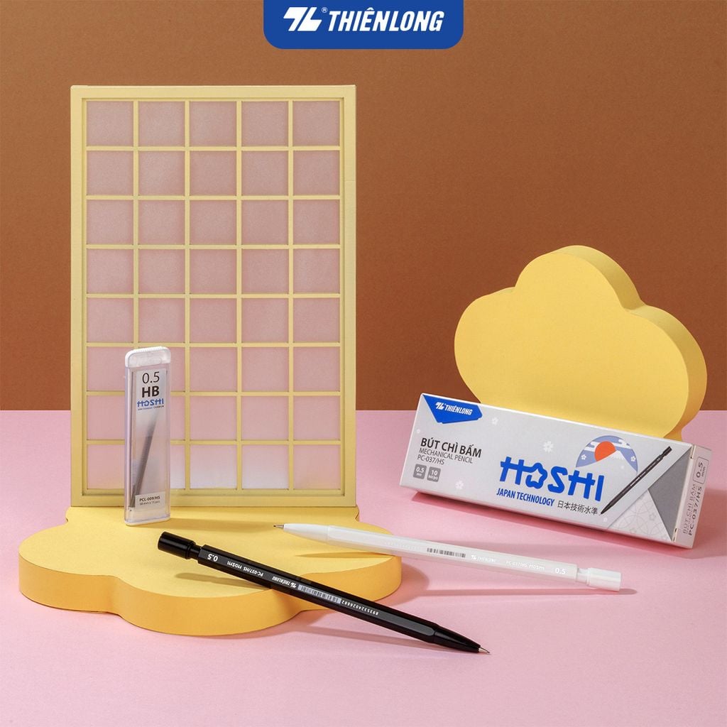 Bút chì bấm Hoshi Thiên Long PC-037/HS - Công nghệ Nhật Bản