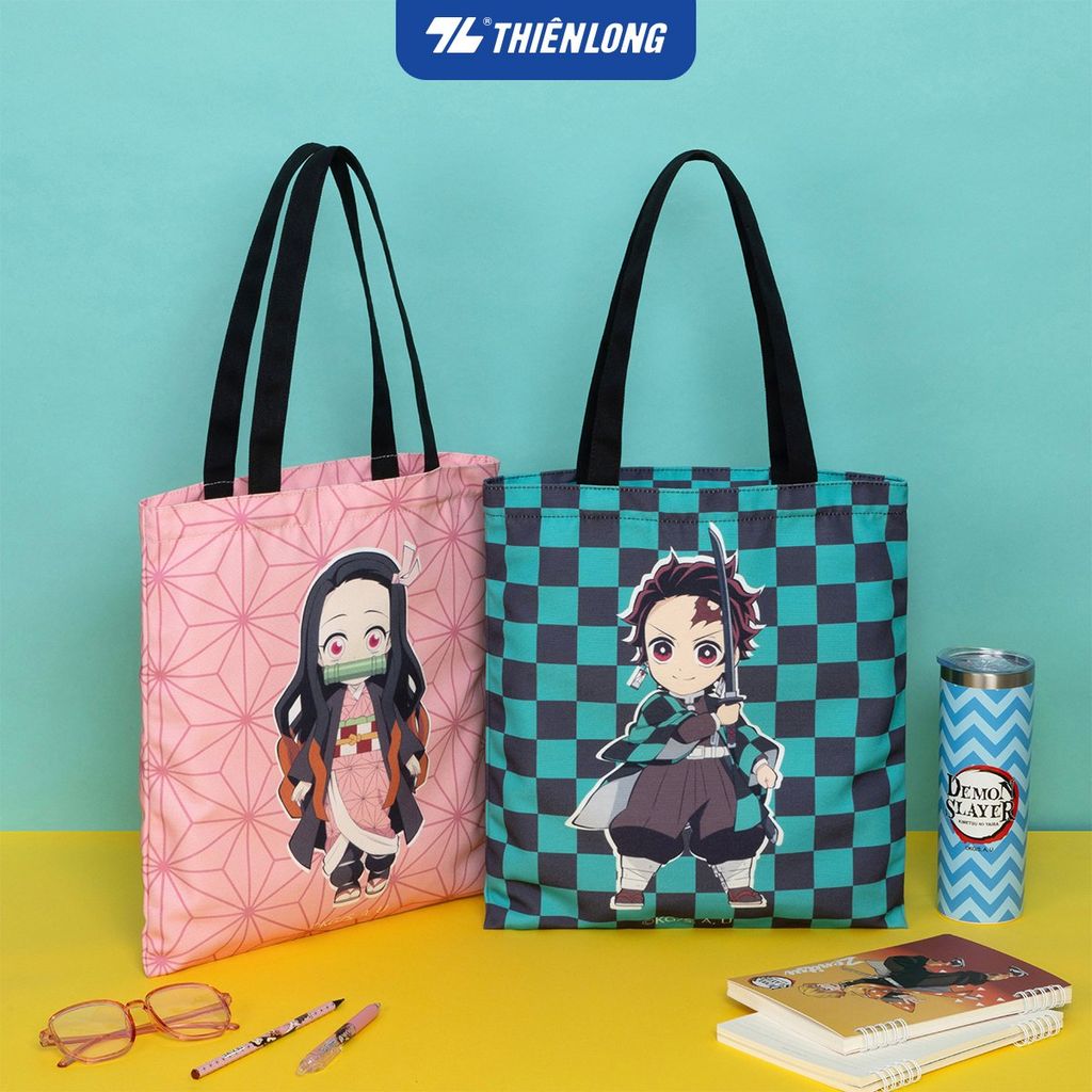 Túi vải Tote nhân vật Demon Slayer Thiên Long TB-001/DS