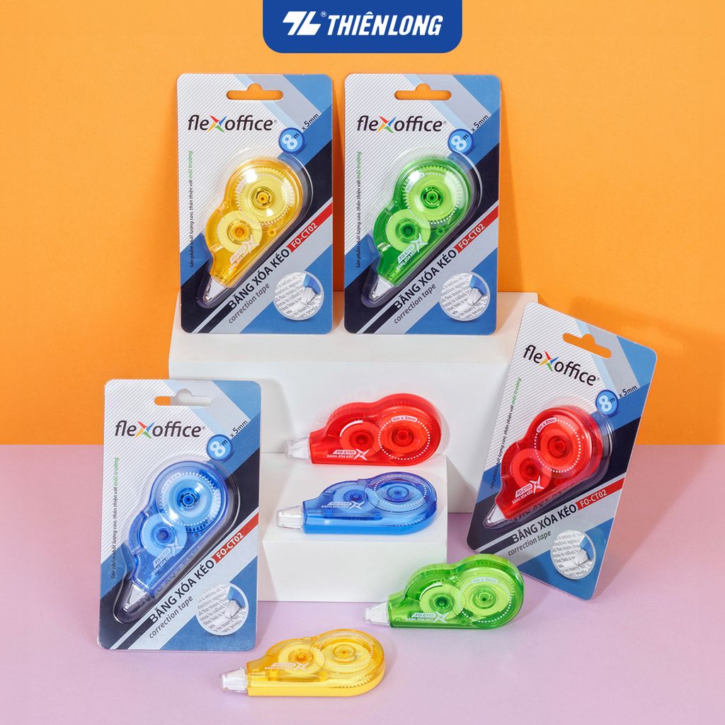Bút xóa kéo FlexOffice FO-CT02 (Màu ngẫu nhiên)
