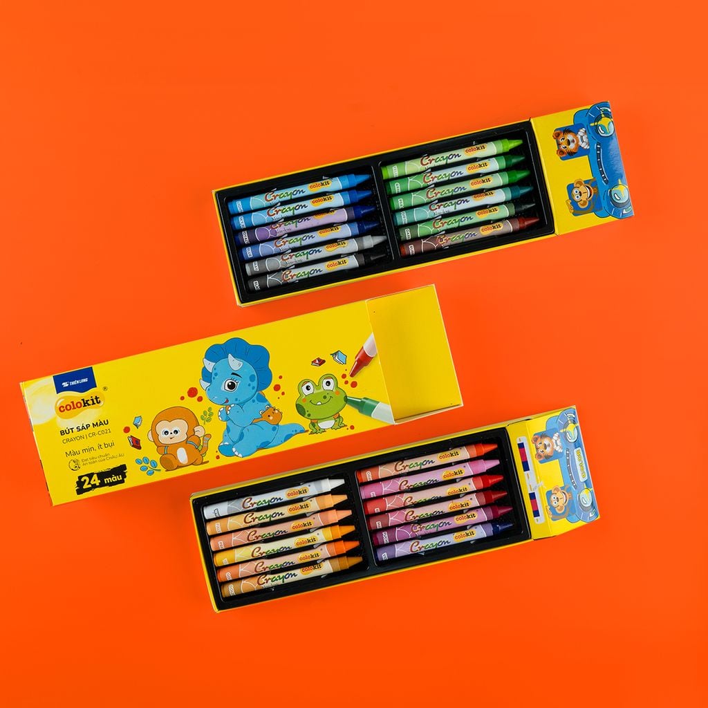 Sáp 24 màu Colokit CR-C021