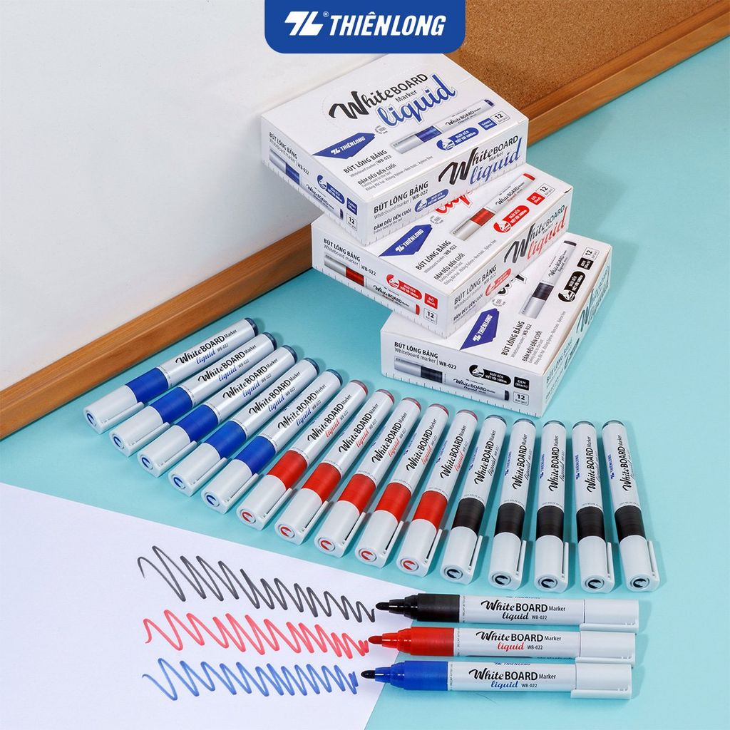 Bút lông bảng - Whiteboard Marker Liquid Thiên Long WB-022 - Không Xylene