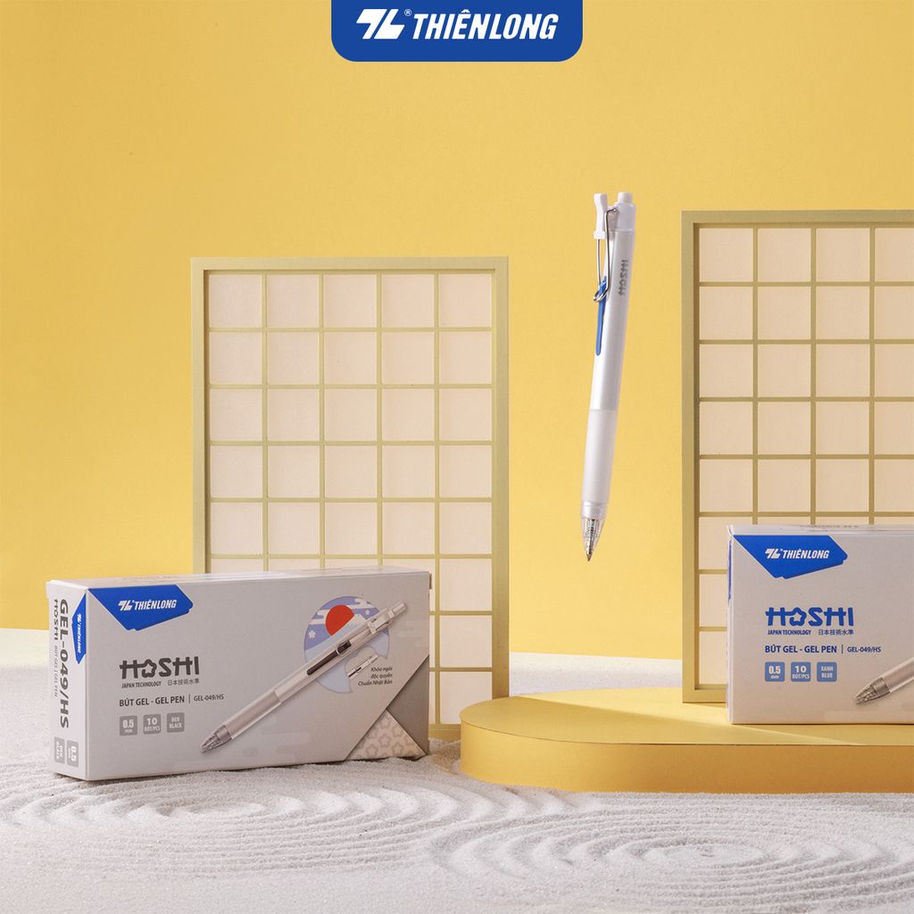 Bút gel Hoshi Thiên Long GEL-049/HS - Công nghệ Nhật Bản