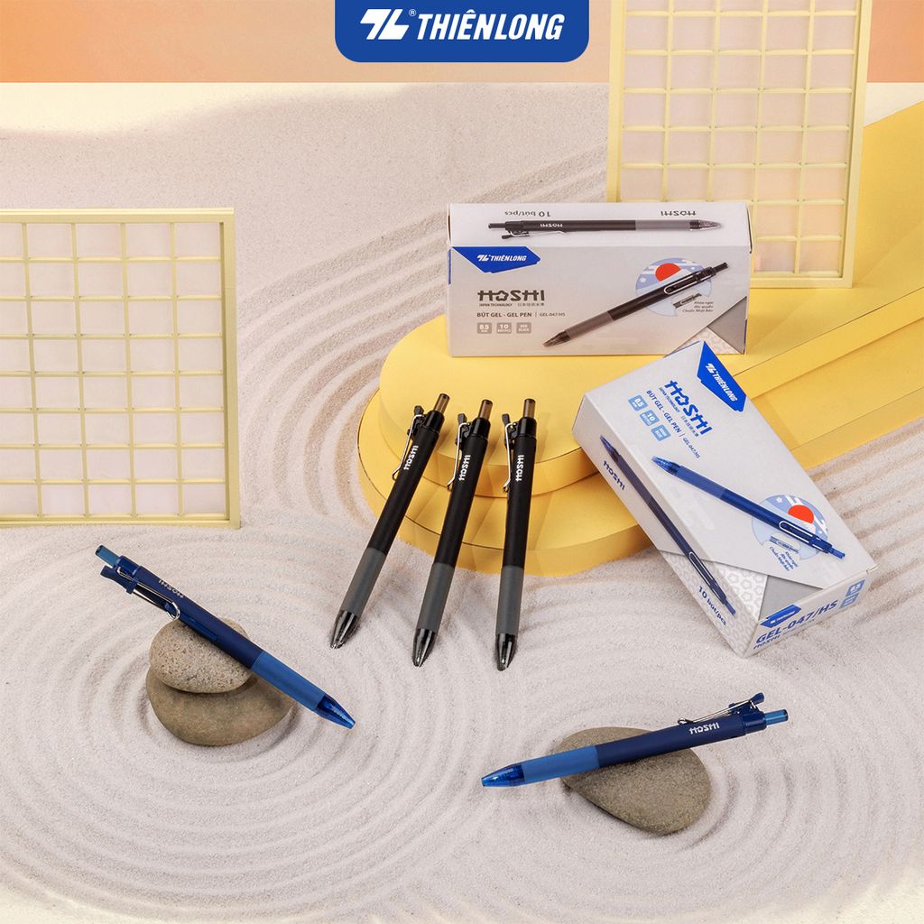 Combo 20 Bút gel Hoshi Thiên Long GEL-047/HS - Công nghệ Nhật Bản