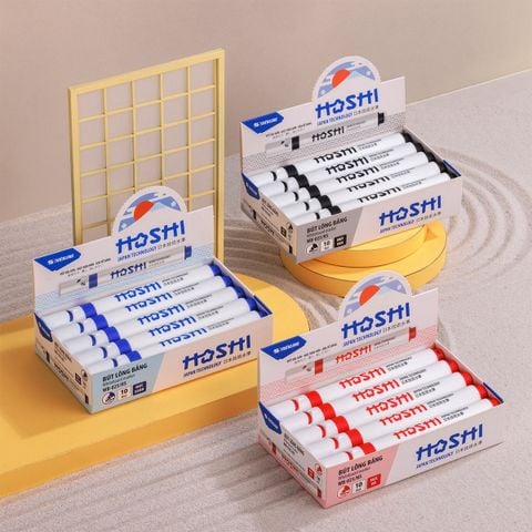 Combo 10 Bút lông bảng Hoshi Thiên Long WB-025/HS - Công nghệ Nhật Bản