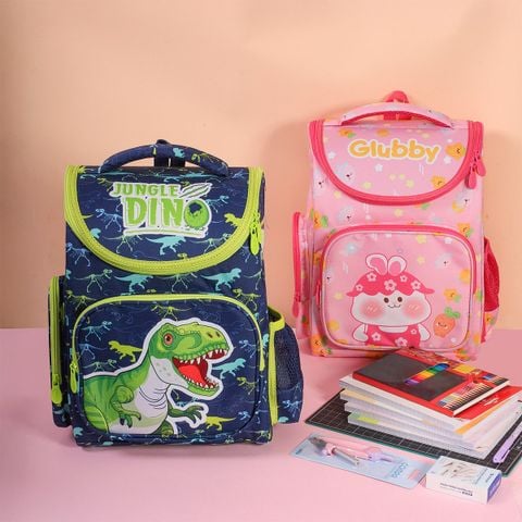 Cặp chống gù - Balo học sinh Thiên Long - Jungle Dino - Glubby