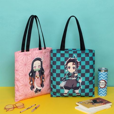 Túi vải Tote nhân vật Demon Slayer Thiên Long TB-001/DS