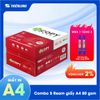  Combo 5 Ream giấy A4 80 gsm IK Copy (500 tờ) - Hàng nhập khẩu Indonesia 