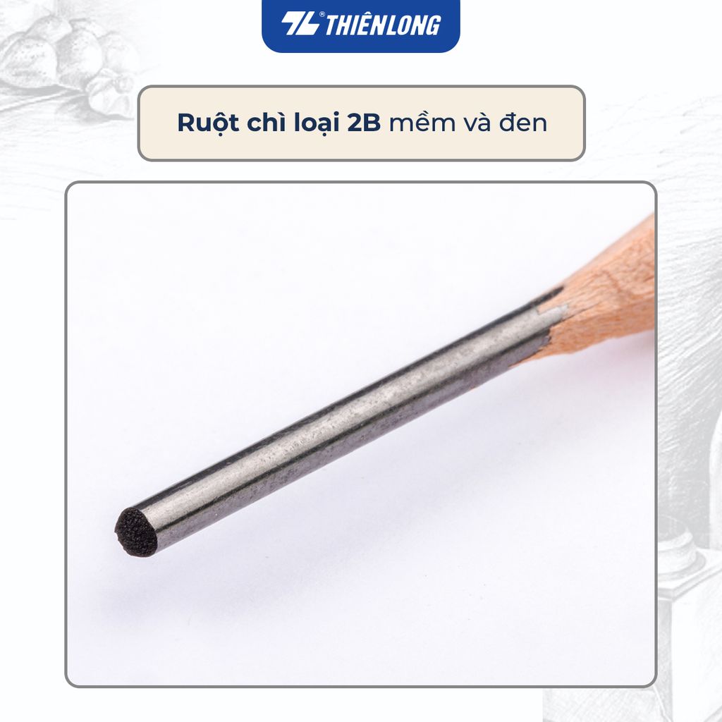 Bút chì gỗ 2B Thiên Long GP-018
