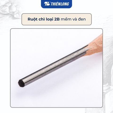 Bút chì gỗ 2B Thiên Long GP-018