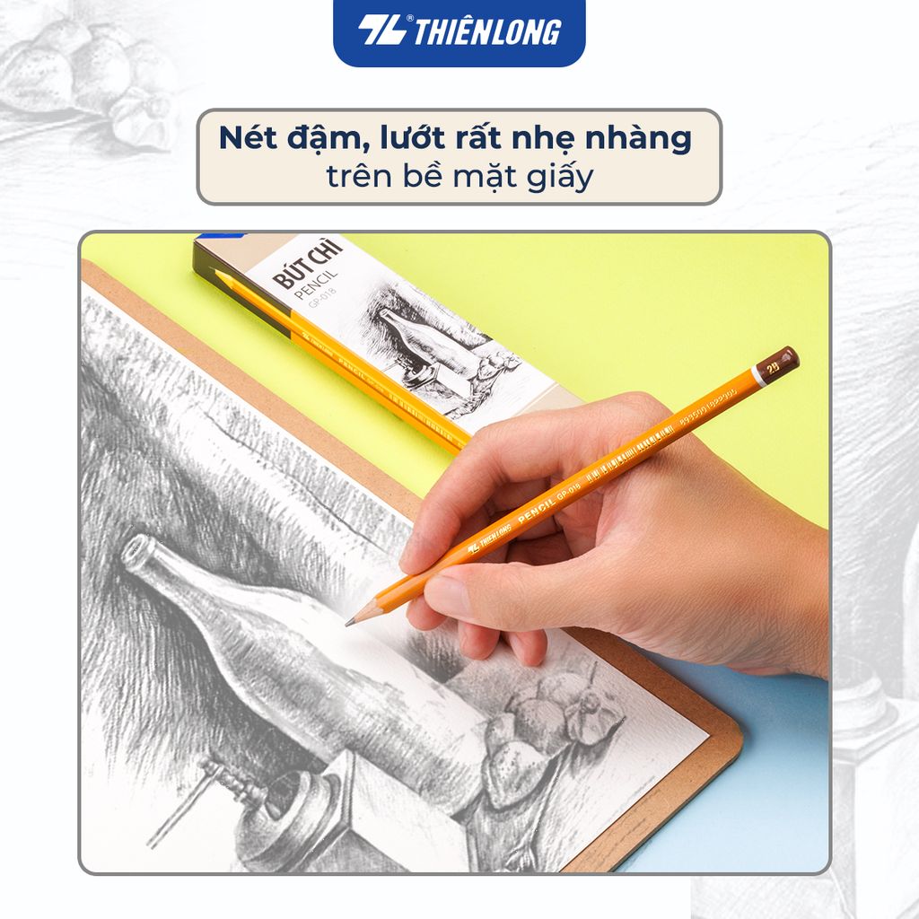 Bút chì gỗ 2B Thiên Long GP-018