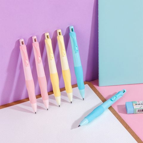 Bút chì bấm Thiên Long PC-032 - Tích hợp chuốt chì trên thân bút - Màu thân ngẫu nhiên