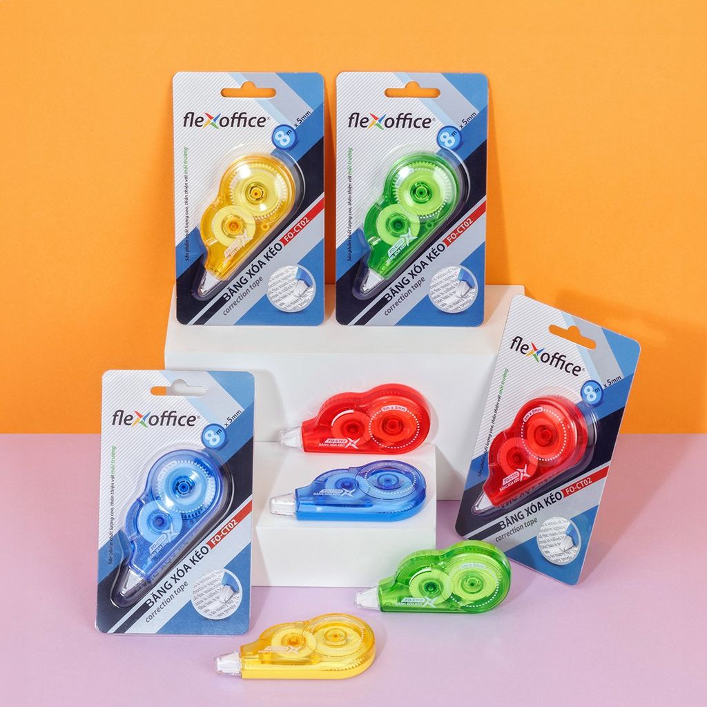 Bút xóa kéo FlexOffice FO-CT02 (Màu ngẫu nhiên)