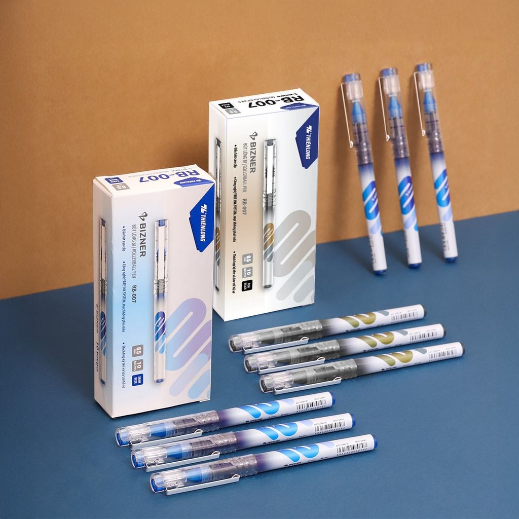 Bút ký tên cao cấp - Rollerball Pen Thiên Long RB-007 - Công nghệ Free Ink System
