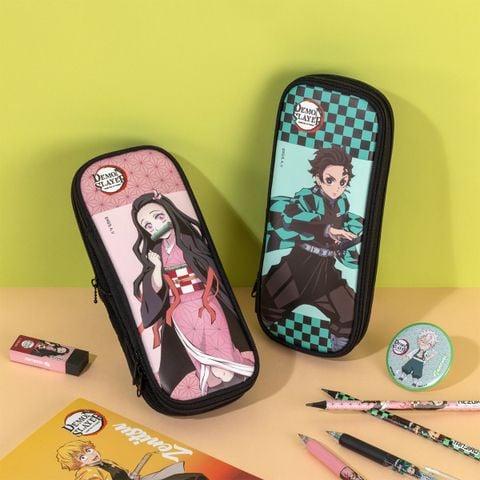 Túi bóp đựng bút viết nhân vật Demon Slayer Thiên Long PCA-022/DS