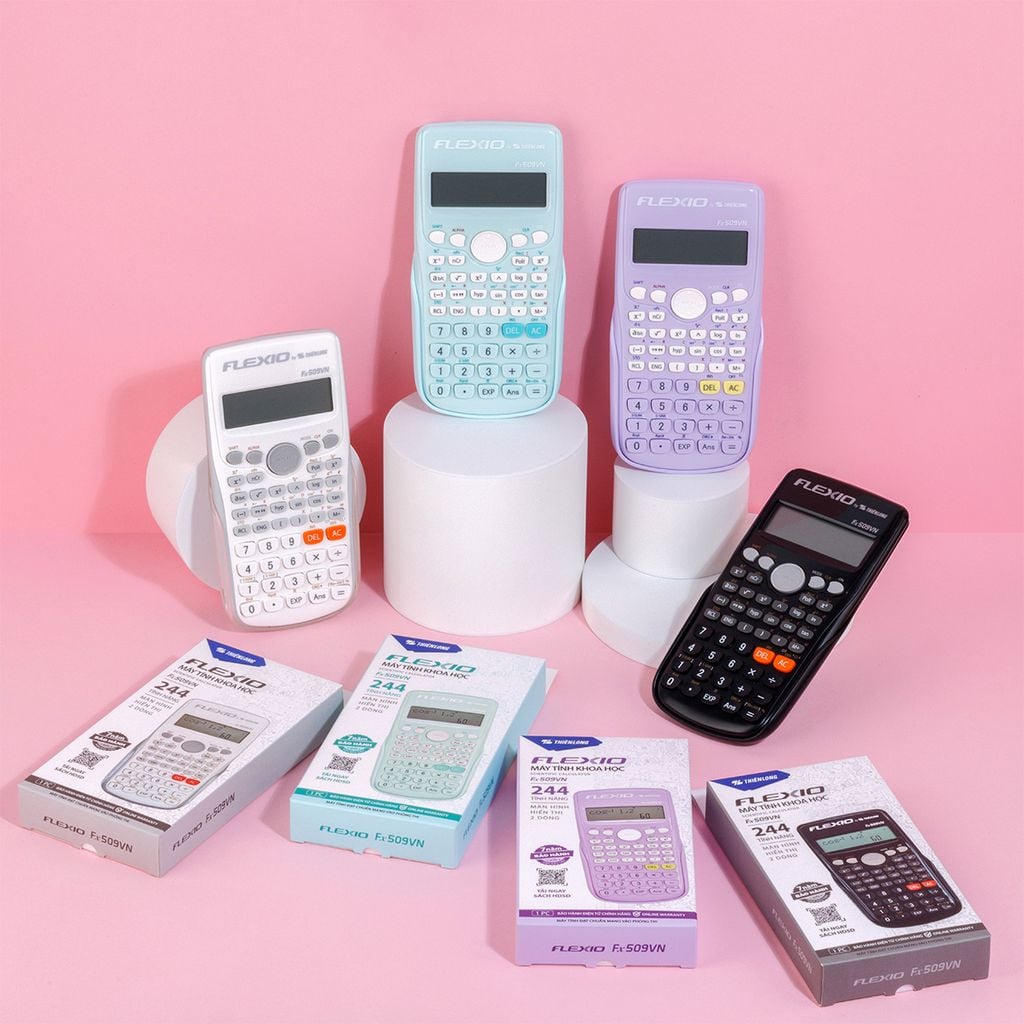 Máy tính khoa học Thiên Long Flexio Fx509VN - Có hơn 240 tính năng