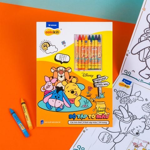 Bộ tập tô màu Disney Pooh Thiên Long Colokit COB-C008/PO