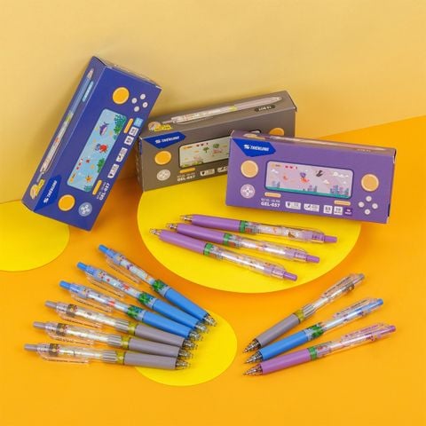 Combo 5/10/20 Bút gel Quick Dry Thiên Long GEL-057 - Mực khô siêu nhanh