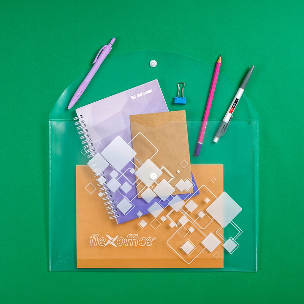 Bìa nút F4 Flexoffice có in FO-CBF01