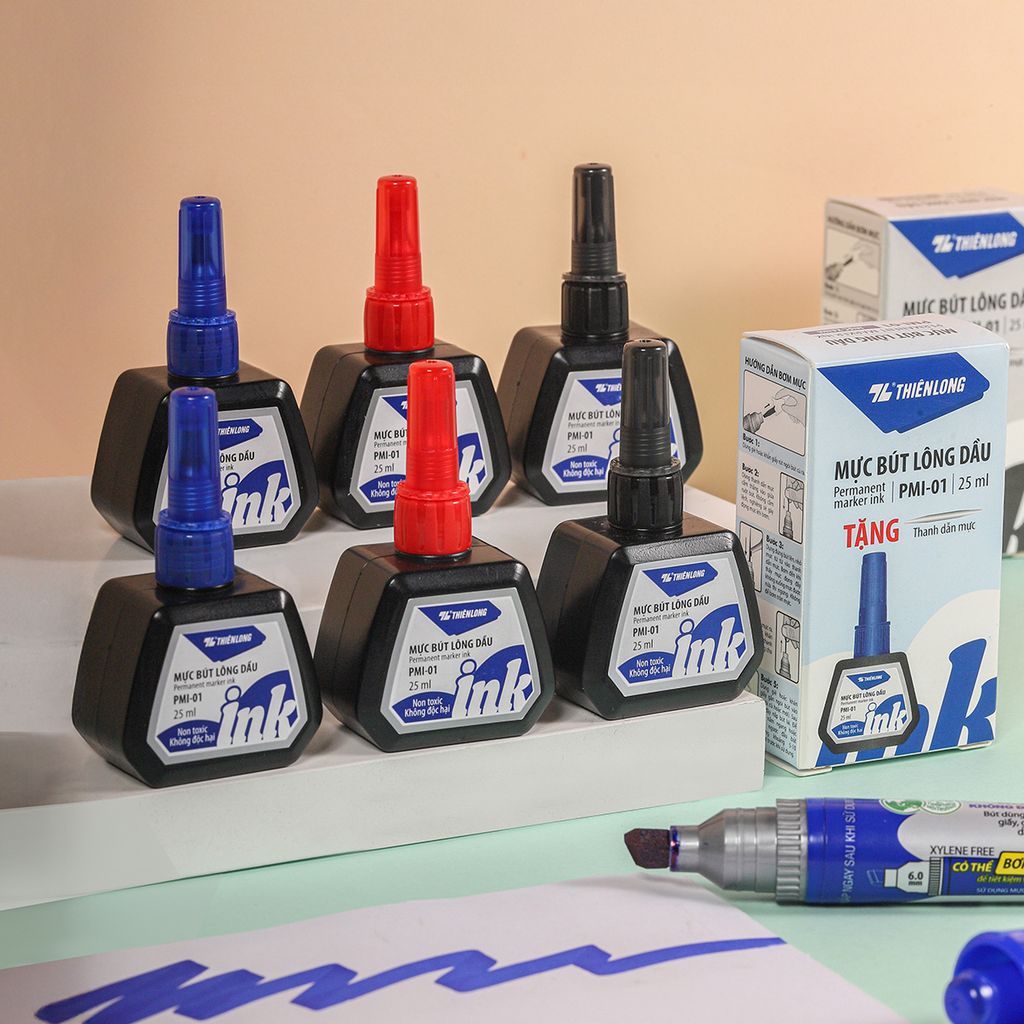 Mực bút lông dầu Thiên Long PMI-01