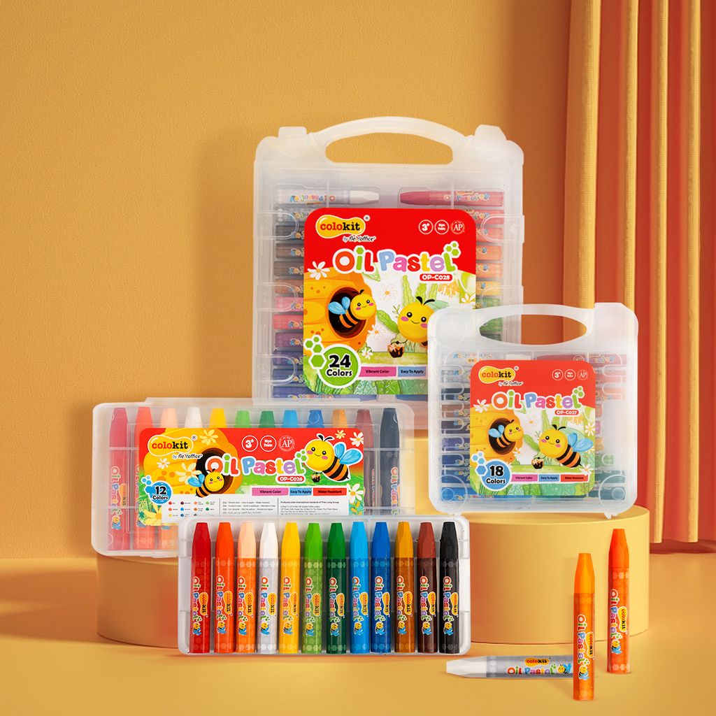 Hộp sáp dầu Oil Pastel Thiên Long Colokit - Tiêu chuẩn châu Âu