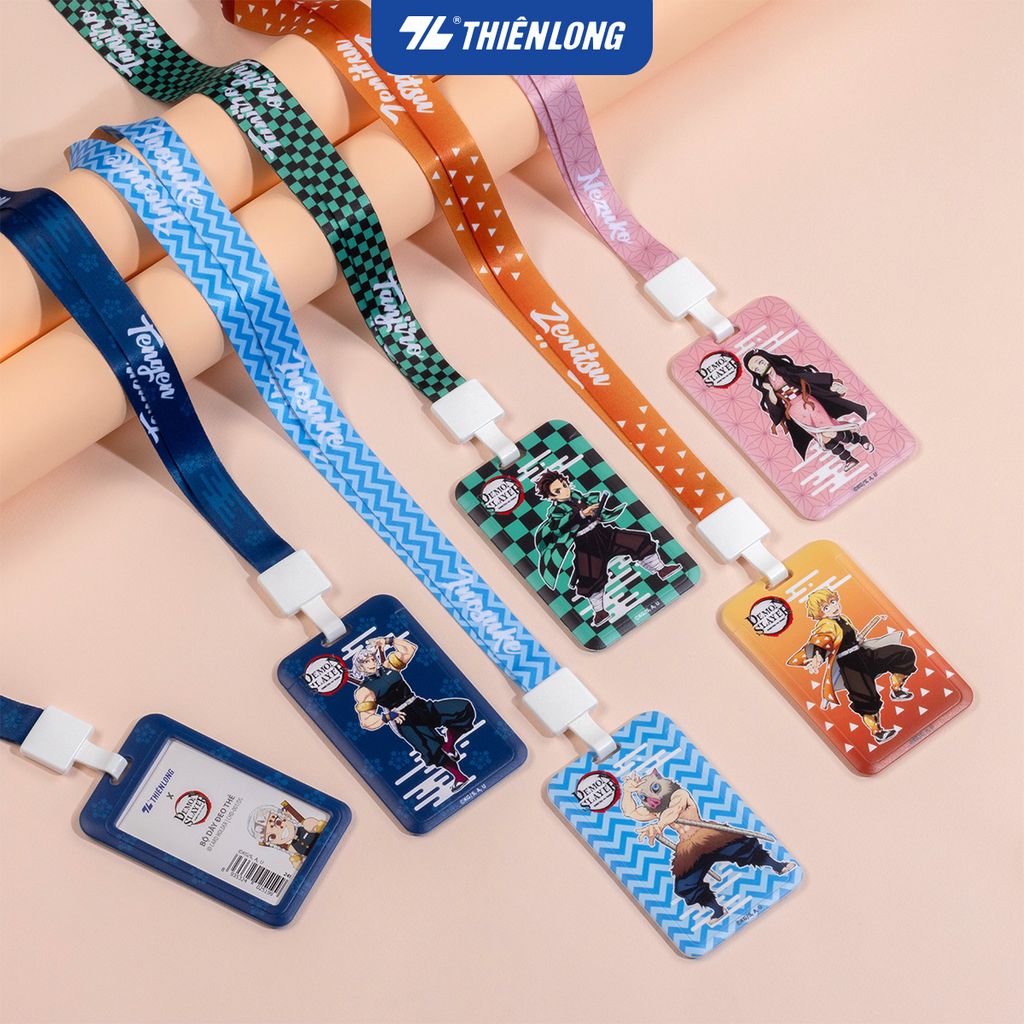 Dây thẻ đeo bảng tên nhân viên sinh viên Demon Slayer Thiên Long - Kimetsu no Yaiba