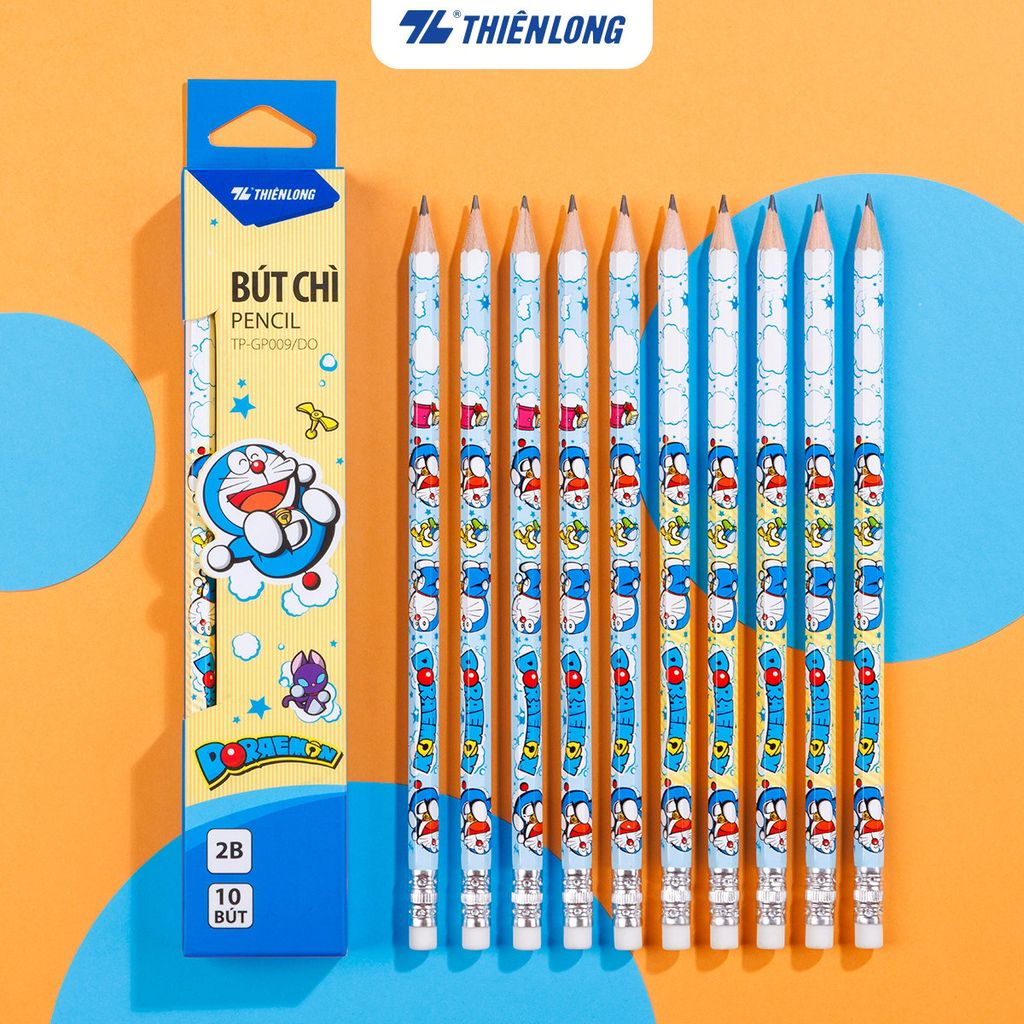 Combo 20 Bút chì gỗ Thiên Long Điểm 10 2B TP-GP009/DO
