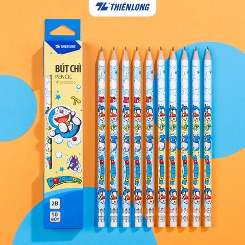 Combo 20 Bút chì gỗ Thiên Long Điểm 10 2B TP-GP009/DO
