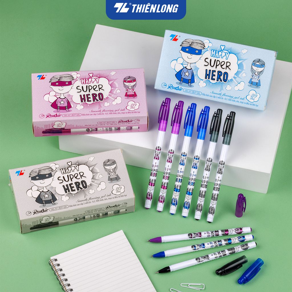 Combo 20 Bút Gel Thiên Long GEL-07