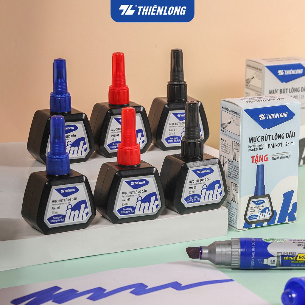Mực bút lông dầu Thiên Long PMI-01