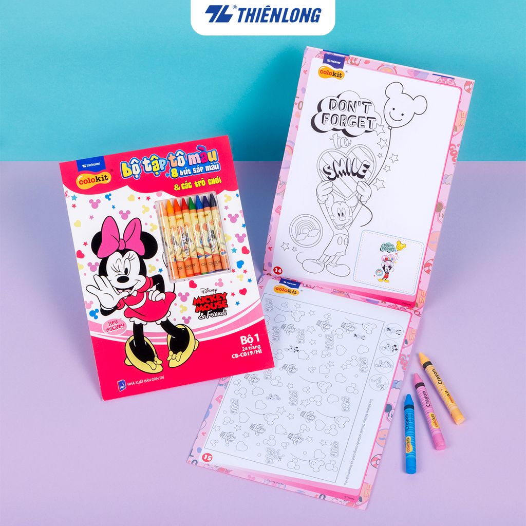 Tập tô màu Colokit Disney Mickey CB-C019/MI