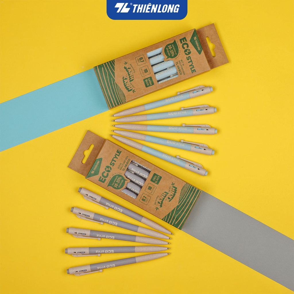 Combo 5/10/20 Bút bi - Eco Style Thiên Long TL-08/ECO thân thiện mới môi trường