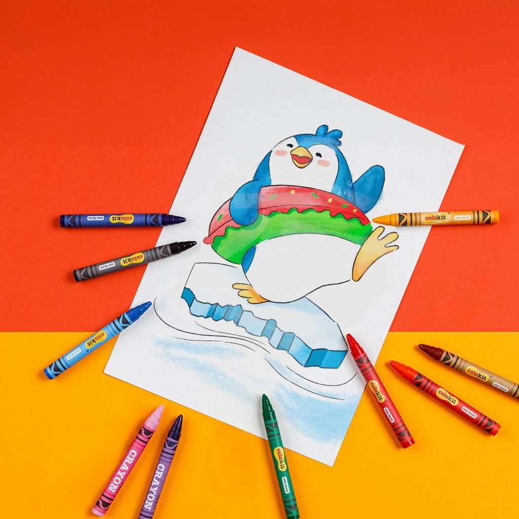 Sáp 24 màu Colokit CR-C09