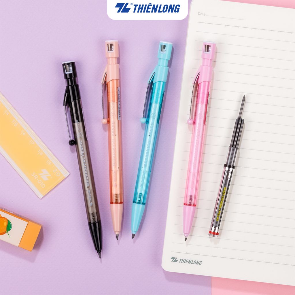 Bút chì bấm Thiên Long PC-030 - Màu thân ngẫu nhiên
