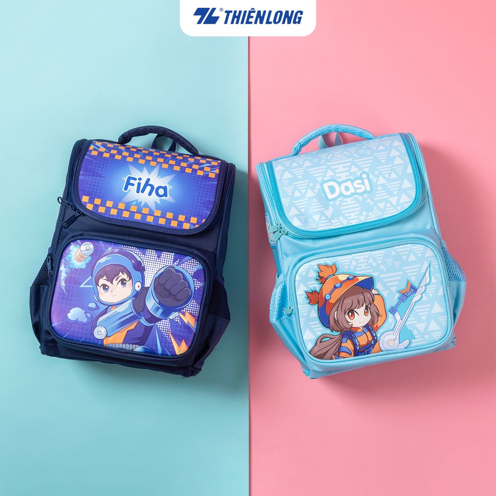 Cặp chống gù - Balo học sinh AkooLand Thiên Long BP-022/AK - Đệm mút dày dặn hơn