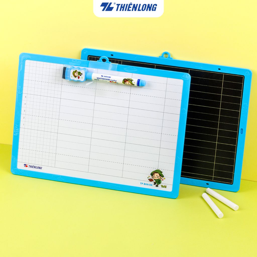 Bảng học sinh 2 mặt Thiên Long TP-B09/AK - Nhân vật Akooland thế giới học cụ thần kỳ